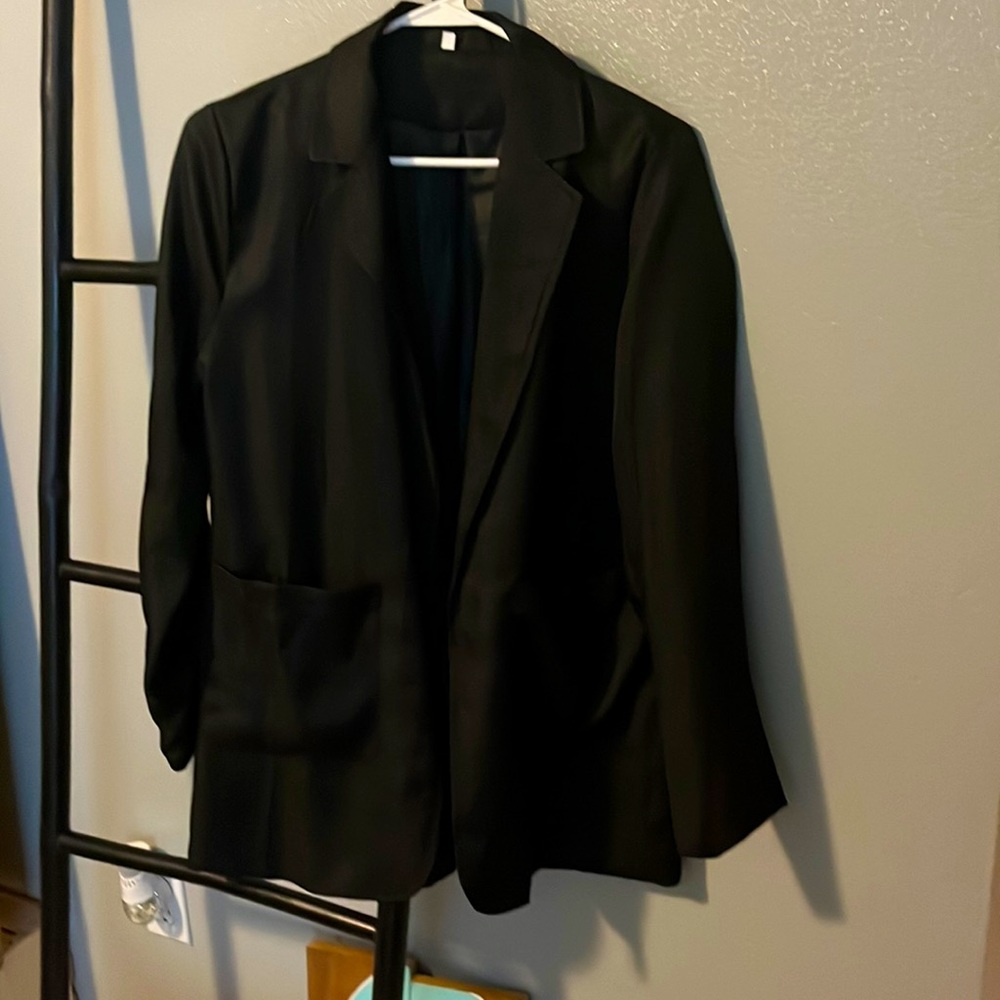 Black dress coat